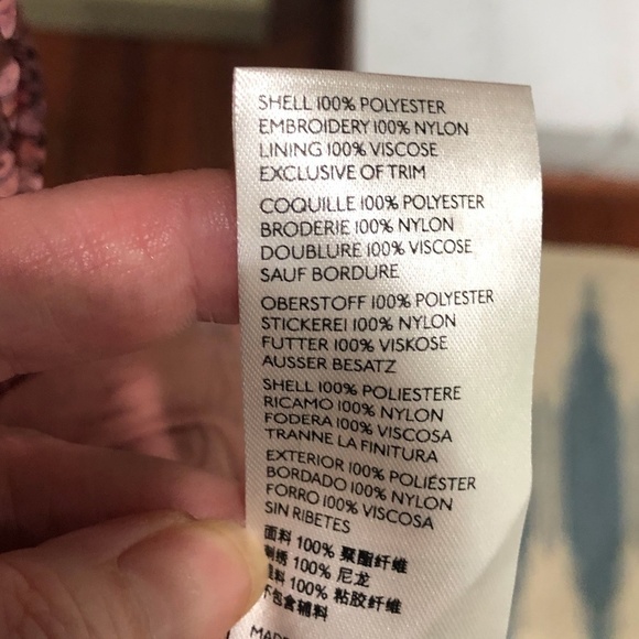 NWT Anthropologie Maeve Kara Pink Sequin Shift Dress, Size Medium - Picture 9 of 13